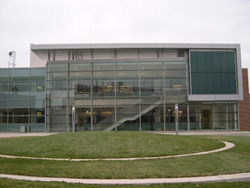 Diggs BioScience Building at Wright State University - Double Helix Sculpture