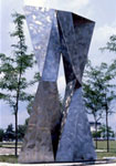 Hudson Sculpture - Vortex V at Municipal courthouse, Civic Center, Toledo, Ohio