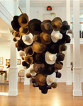 Atrium and Wall Sculpture - FELT HAT INSTALLATION