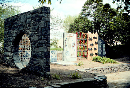 Stone Sculpture - PEACE WALL