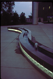 Water and Light Sculpture - CADUCEUS I